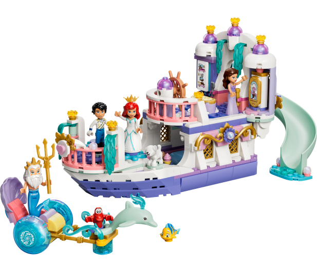 LEGO DISNEY 43299 Królewska łódź weselna Arielki - 1529815 - zdjęcie 3